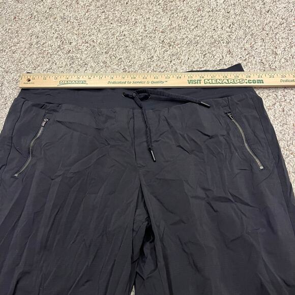 Athleta Trekkie North Joggers Hybrid Sz 18 Black Outdoor Activewear - Picture 2 of 5